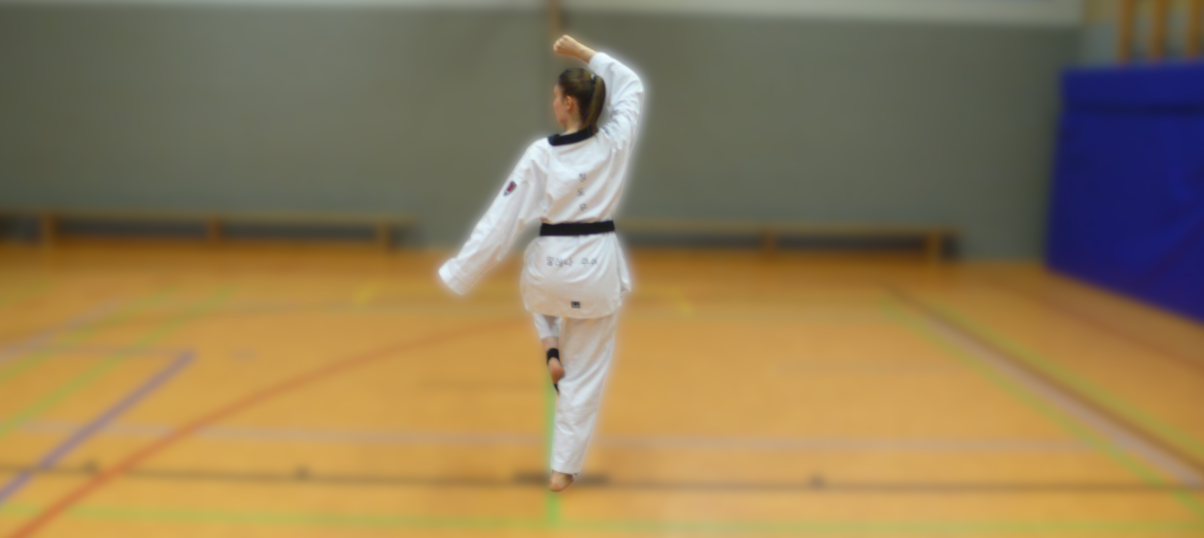 Taekwondo Kämpferin